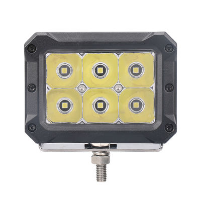 Hanma 18W Auxiliary LED Work Flood Lights Cube With Yellow Decoration Plate