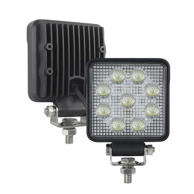 3850lm 13.5 W Square Flood LED Pods IP69K Waterproof For Golf Cart
