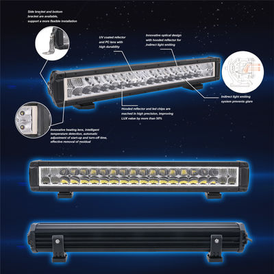 24pcs*3w Off Road Driving Dual Row Led Light Bar For SUV 2700lx R10