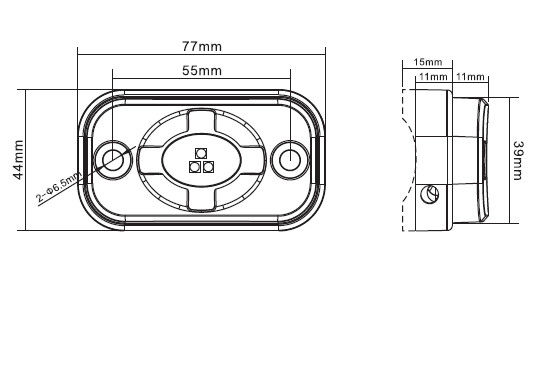 CE RoHS 4.5w Waterproof Led Rock Lights High Power For Trucks SUV