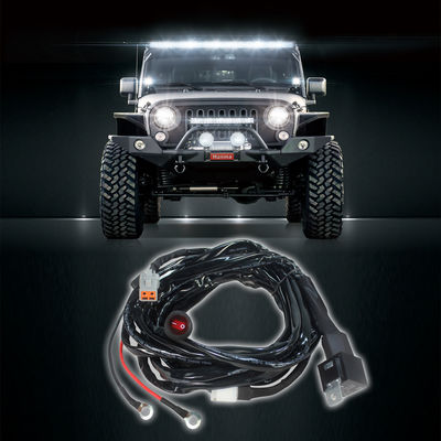 20cm 14AWG Work Light Automotive Wire Harness CSA Fuse Relay Switch