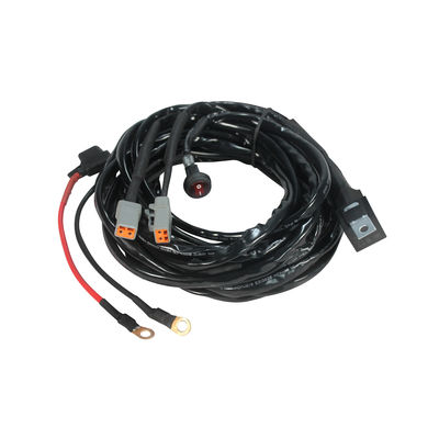 Car Off Road Light Automotive Wire Harness Waterproof 10ft 14AWG ODM