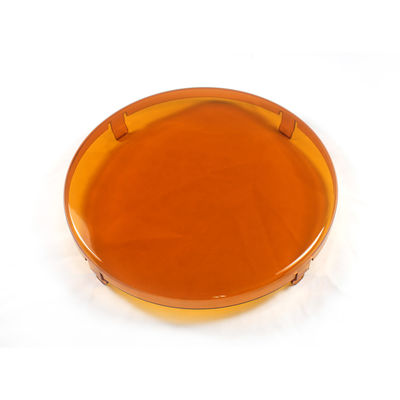 Automotive 9 Inch Plastic LED Pod Light Covers Transparent