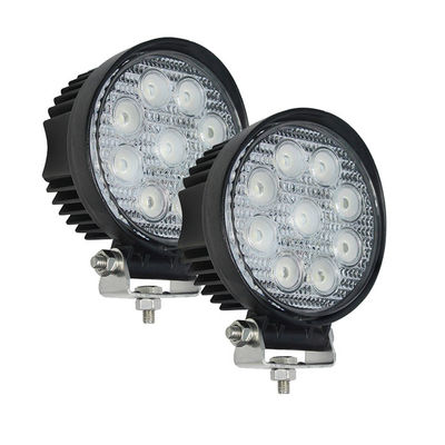 30 Degree Beam 2160lm Round LED Flood Lights 27 W 1 Years Warranty
