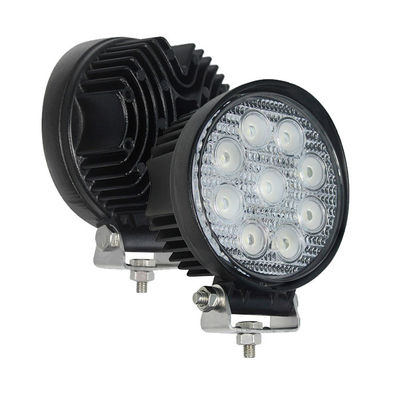 30 Degree Beam 2160lm Round LED Flood Lights 27 W 1 Years Warranty