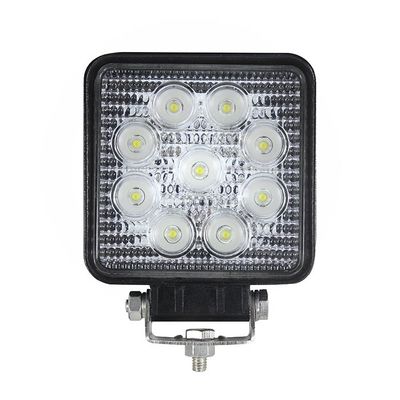 4PCS Square LED Flood Work Lights IP67 2160lm Black Housing