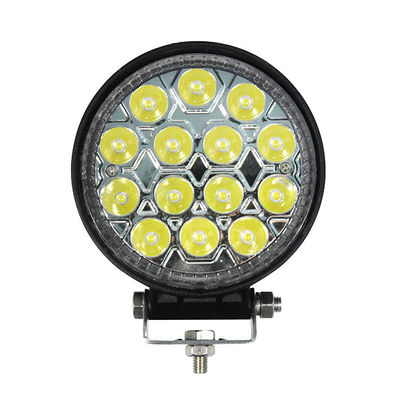 IP69K 42 W LED Round Work Light Spot Beam 30000hrs Life Span